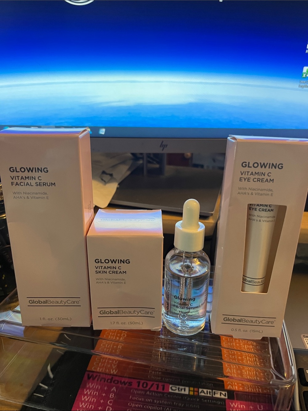 GlobalBeautyCare Glowing Vitamin C Facial Serum — Clear